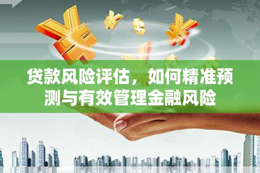 临朐贷款风险评估，如何精准预测与有效管理金融风险