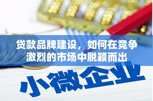 临朐贷款品牌建设，如何在竞争激烈的市场中脱颖而出