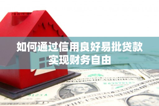 临朐如何通过信用良好易批贷款实现财务自由