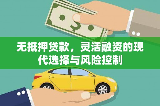 临朐无抵押贷款，灵活融资的现代选择与风险控制