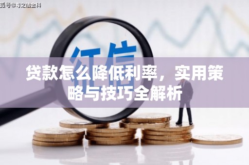 临朐贷款怎么降低利率，实用策略与技巧全解析