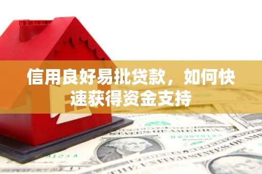 临朐信用良好易批贷款，如何快速获得资金支持