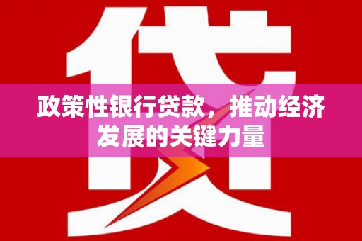 临朐政策性银行贷款，推动经济发展的关键力量