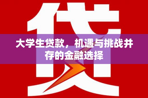 临朐大学生贷款，机遇与挑战并存的金融选择