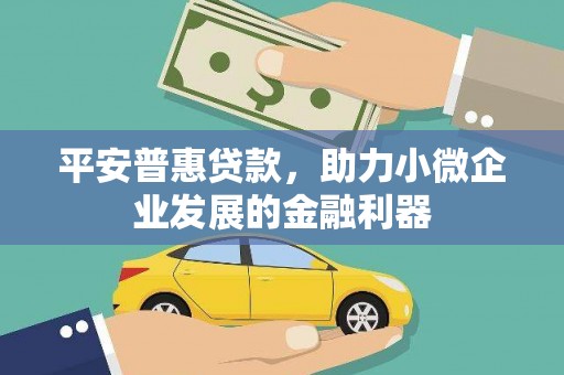 临朐平安普惠贷款，助力小微企业发展的金融利器