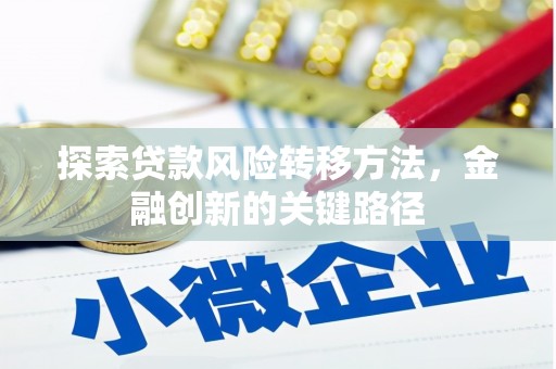 临朐探索贷款风险转移方法，金融创新的关键路径